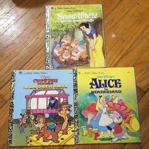 3 Disney little golden books